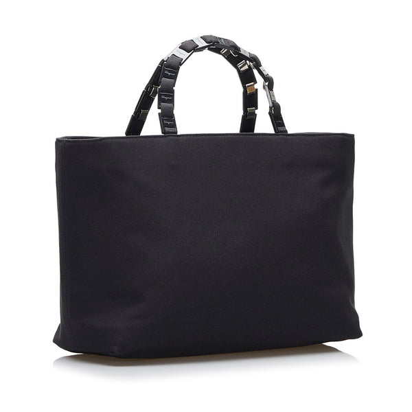 サルヴァトーレフェラガモ ハンドバッグ ショルダーバッグ 2WAY AU-21 0186 ブラック ナイロン レディース Salvatore Ferragamo 【中古】