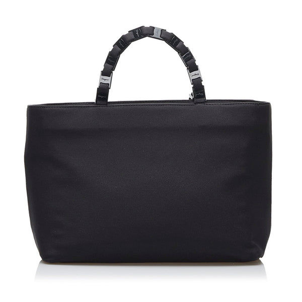 サルヴァトーレフェラガモ ハンドバッグ ショルダーバッグ 2WAY AU-21 0186 ブラック ナイロン レディース Salvatore Ferragamo 【中古】