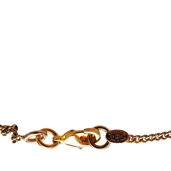 シャネル ゴールド メッキ ココマーク リップモチーフ ネックレス レディース CHANEL 【中古】