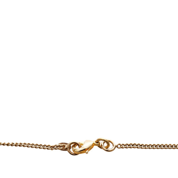 シャネル ゴールド メッキ ココマーク リップモチーフ ネックレス レディース CHANEL 【中古】