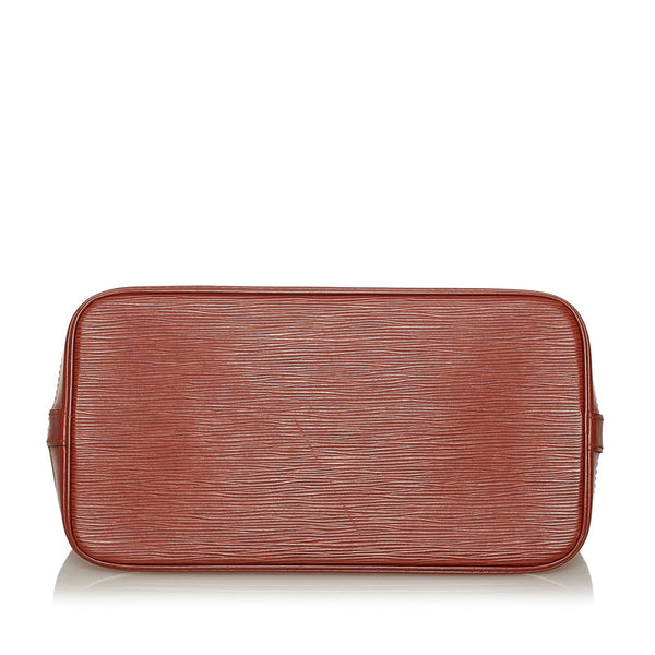 ルイ ヴィトン エピ アルマ M52143 ブラウン レザー ハンドバッグ レディース LOUIS VUITTON 【中古】