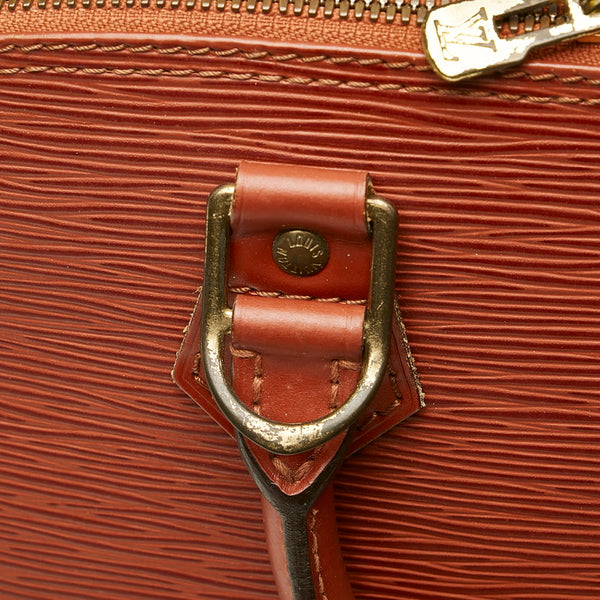 ルイ ヴィトン エピ アルマ M52143 ブラウン レザー ハンドバッグ レディース LOUIS VUITTON 【中古】
