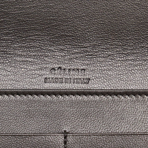 セリーヌ クラッチバッグ レッド レザー ハラコ レディース CELINE 【中古】