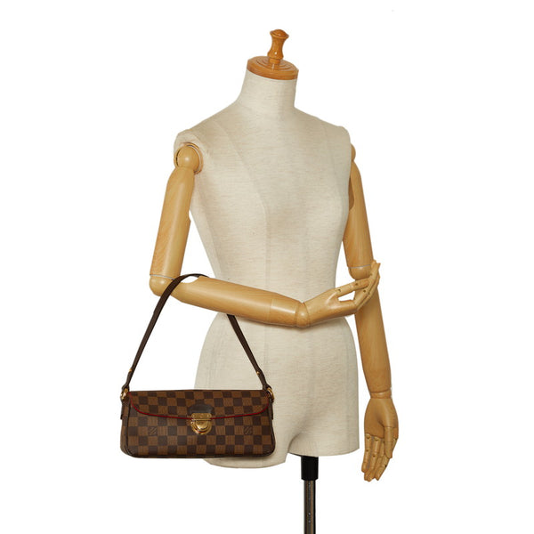 ルイ ヴィトン ダミエ ラヴェッロPM ハンドバッグ N60007 ブラウン PVC レザー レディース LOUIS VUITTON 【中古】
