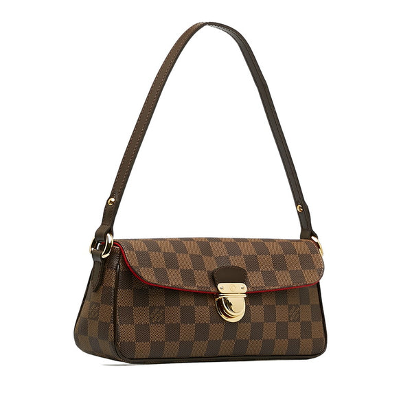 ルイ ヴィトン ダミエ ラヴェッロPM ハンドバッグ N60007 ブラウン PVC レザー レディース LOUIS VUITTON 【中古】