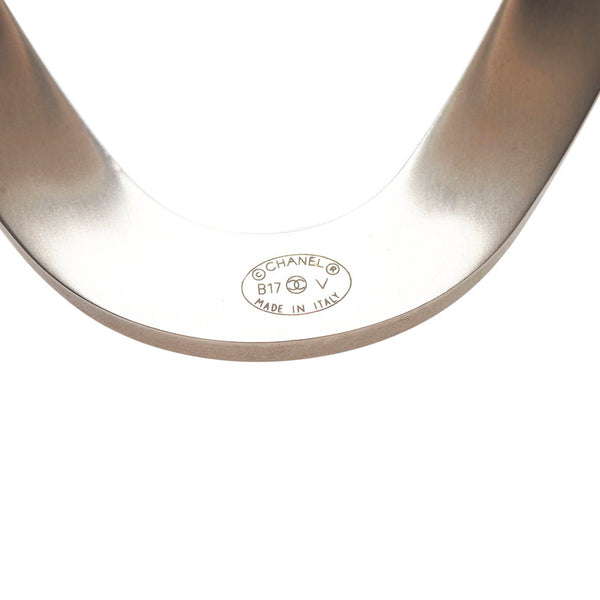 シャネル ココ オープン バングル シルバー メタル レディース CHANEL 【中古】