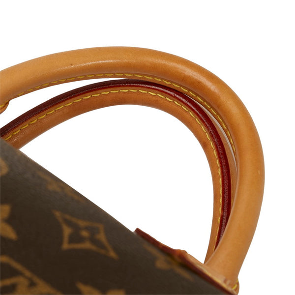ルイ ヴィトン モノグラム スピーディ30 ハンドバッグ ミニボストン M41526 ブラウン PVC レザー レディース LOUIS VUITTON 【中古】