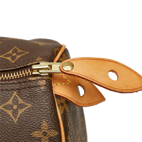 ルイ ヴィトン モノグラム スピーディ30 ハンドバッグ ミニボストン M41526 ブラウン PVC レザー レディース LOUIS VUITTON 【中古】