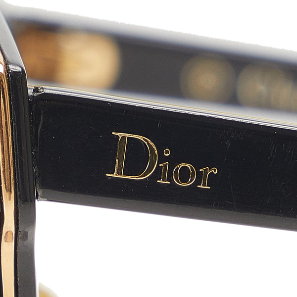 ディオール ウェリントン型 サングラス J63Y1 ブラック プラスチック レディース Dior 【中古】