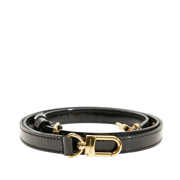 ルイ ヴィトン モノグラム ヴェルニ ショルダーストラップ ノワール ブラック パテントレザー レディース LOUIS VUITTON 【中古】