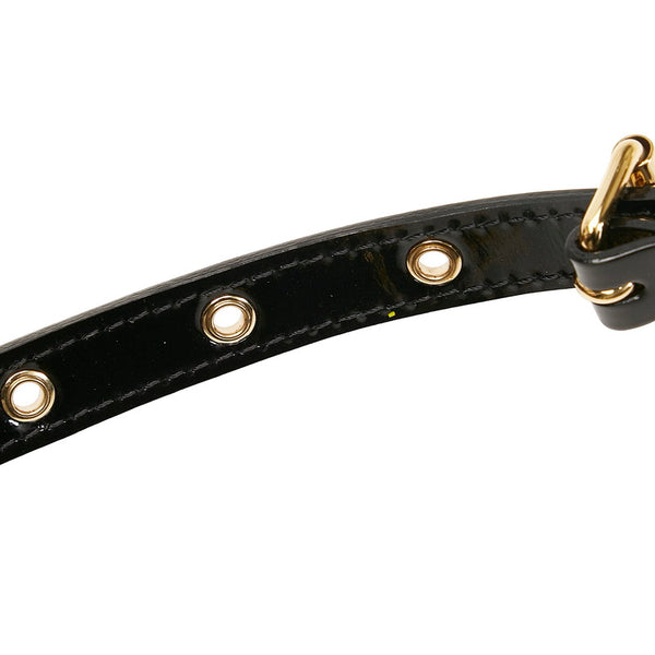 ルイ ヴィトン モノグラム ヴェルニ ショルダーストラップ ノワール ブラック パテントレザー レディース LOUIS VUITTON 【中古】