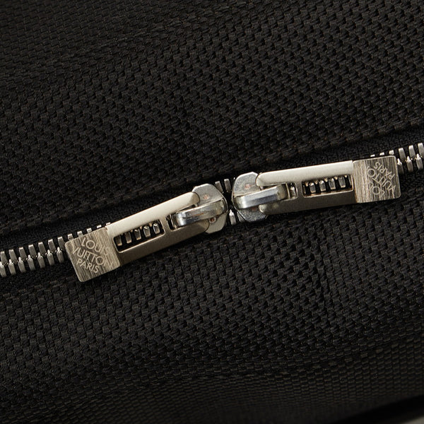 ルイ ヴィトン ダミエ ジェアン ヤック ビジネスバッグ M93082 ノワール ブラック キャンバス レザー メンズ LOUIS VUITTON 【中古】