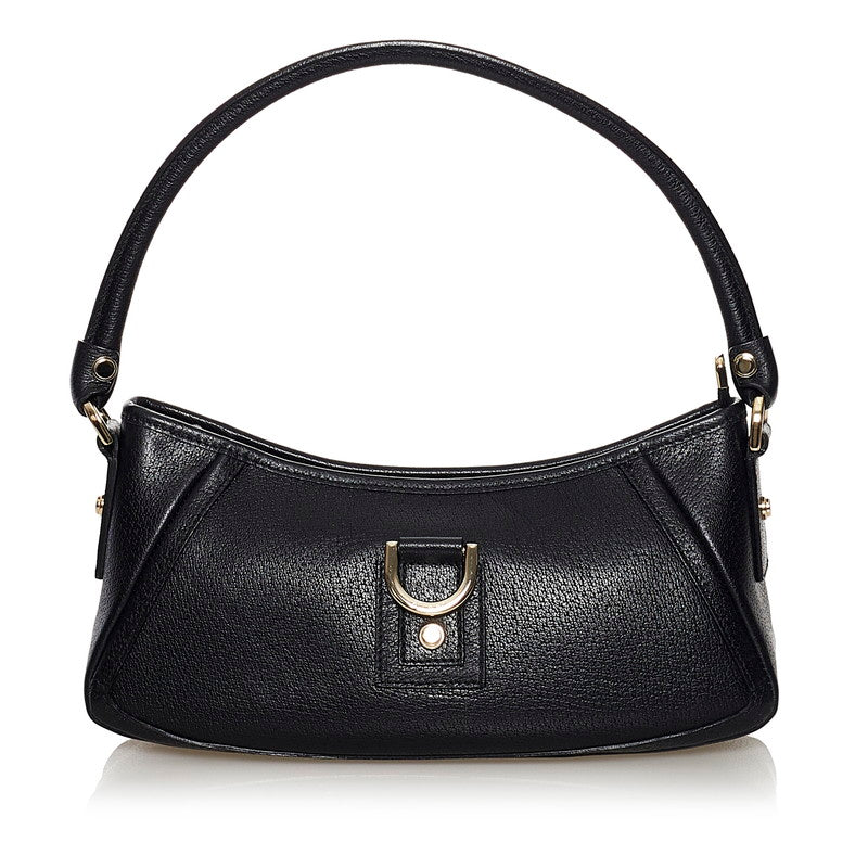 グッチ アビー ワンショルダーバッグ 130939 ブラック レザー レディース GUCCI 【中古】