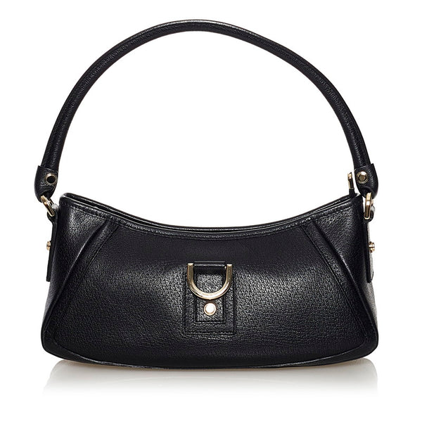 グッチ アビー ワンショルダーバッグ 130939 ブラック レザー レディース GUCCI 【中古】