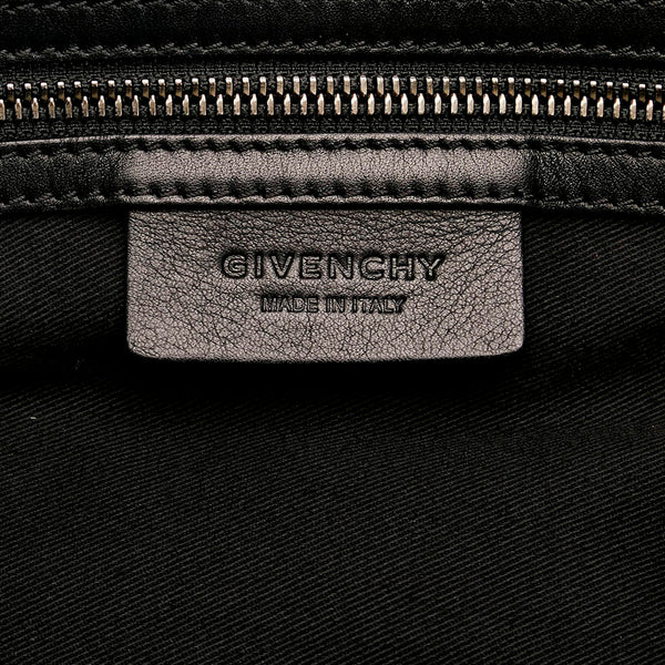 ジバンシー ナイチンゲール ブラック カーキ パープル レザー ハンドバッグ ショルダーバッグ 2WAY レディース Givenchy 【中古】
