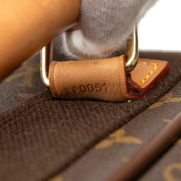 ルイ ヴィトン モノグラム ぺガス 55 キャリーバッグ M23294 ブラウン PVC レザー レディース LOUIS VUITTON 【中古】