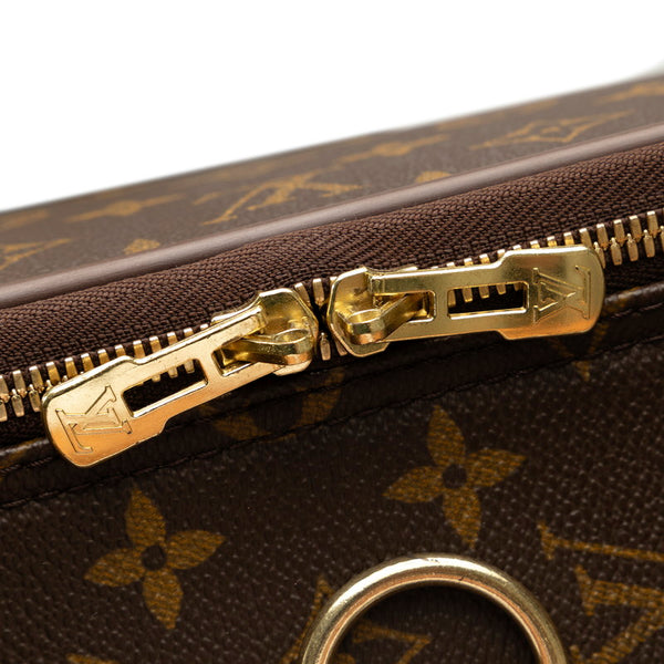 ルイ ヴィトン モノグラム ぺガス 55 キャリーバッグ M23294 ブラウン PVC レザー レディース LOUIS VUITTON 【中古】
