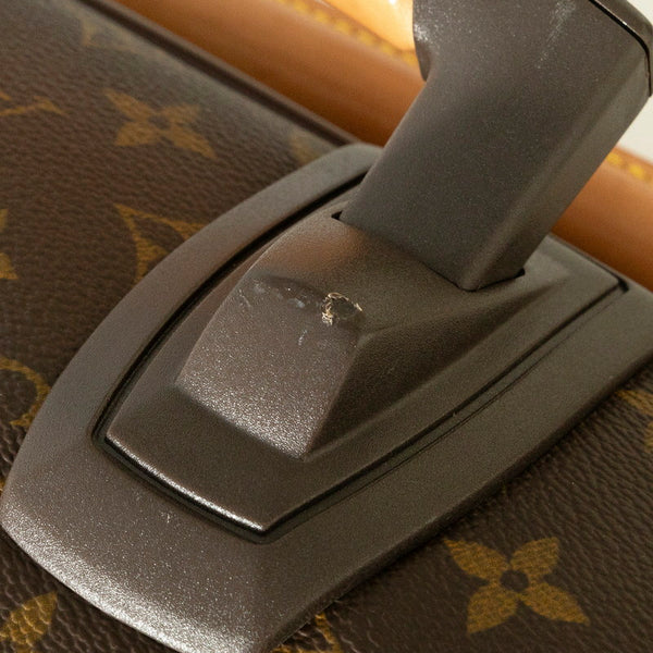 ルイ ヴィトン モノグラム ぺガス 55 キャリーバッグ M23294 ブラウン PVC レザー レディース LOUIS VUITTON 【中古】