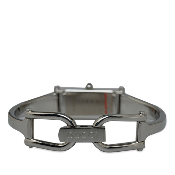 グッチ 腕時計 1500L クオーツ シルバー文字盤 ステンレススチール レディース GUCCI 【中古】