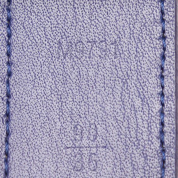 ルイ ヴィトン アンプラント サンチュール ベルト M9791 ネイビー レザー レディース LOUIS VUITTON 【中古】