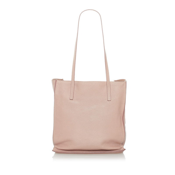 ミュウミュウ トートバッグ ベビーピンク レザー レディース MIUMIU 【中古】