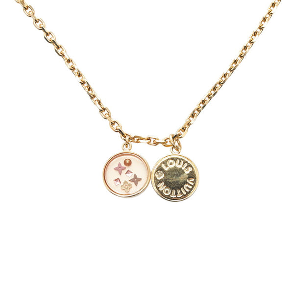 ルイ ヴィトン コリエ アンクルージョン アールデコ ネックレス M67099 ゴールド メッキ レディース LOUIS VUITTON 【中古】