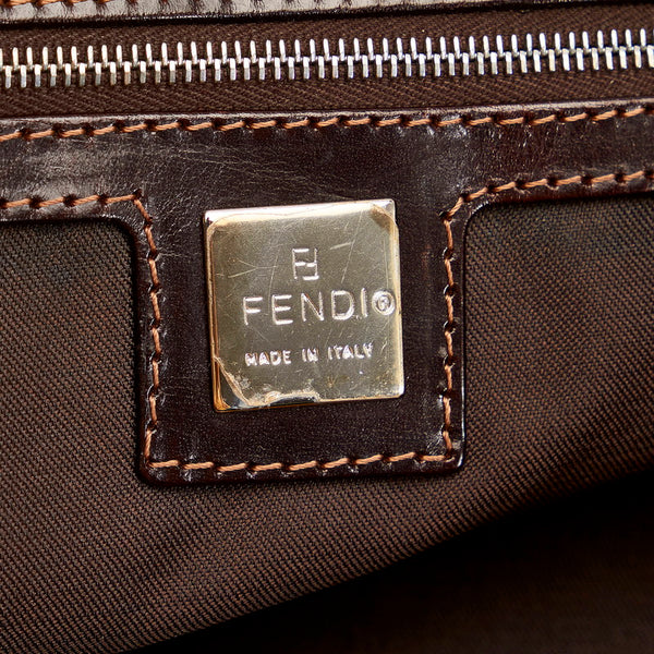フェンディ ハンドバッグ キャメル コーデュロイ レディース FENDI 【中古】