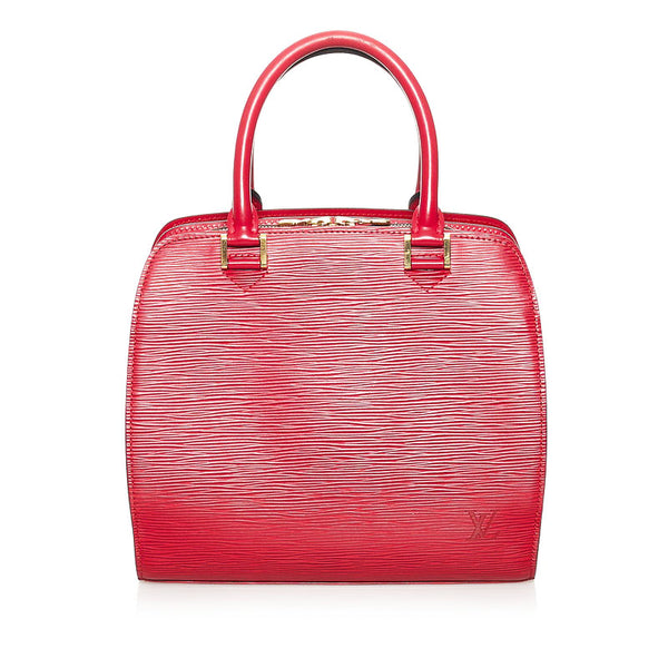 ルイ ヴィトン エピ ポンヌフ ハンドバッグ M52057 カスティリアンレッド レザー レディース LOUIS VUITTON 【中古】