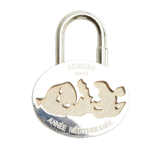 エルメス ANNEE MEDITERRANEE 地中海 カデナ シルバー メタル レディース HERMES 【中古】