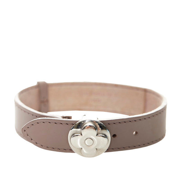 ルイ ヴィトン モノグラム グッドラックブレス ブレスレット M34448 ライラック レザー レディース LOUIS VUITTON 【中古】