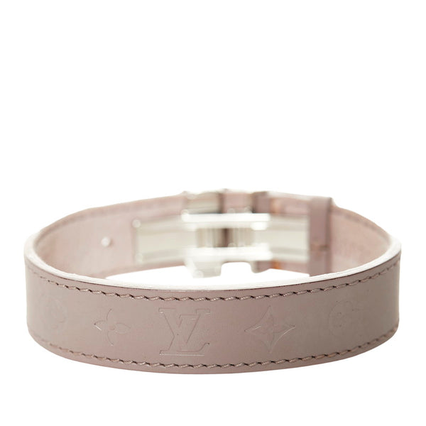 ルイ ヴィトン モノグラム グッドラックブレス ブレスレット M34448 ライラック レザー レディース LOUIS VUITTON 【中古】