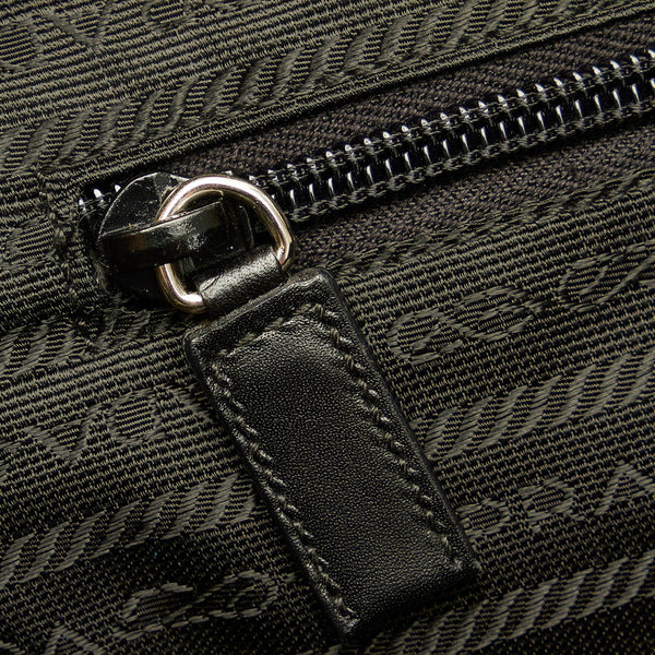 プラダ ハンドバッグ ブラック ナイロン レザー レディース PRADA 【中古】