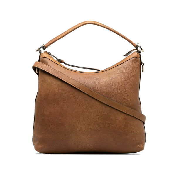 グッチ ハンドバッグ ショルダーバッグ 2WAY 326514 ブラウン レザー レディース GUCCI 【中古】