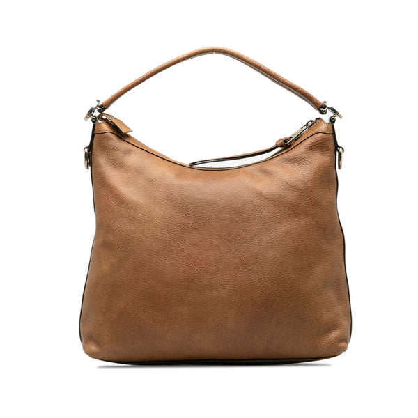 グッチ ハンドバッグ ショルダーバッグ 2WAY 326514 ブラウン レザー レディース GUCCI 【中古】