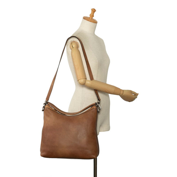 グッチ ハンドバッグ ショルダーバッグ 2WAY 326514 ブラウン レザー レディース GUCCI 【中古】