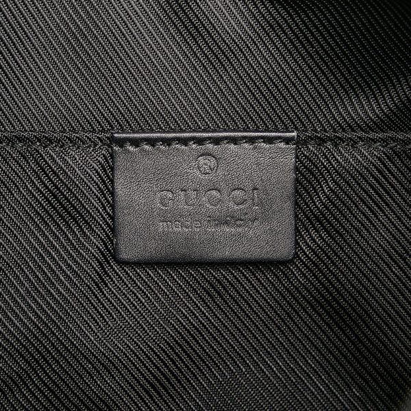 グッチ GGキャンバス ワンショルダーバッグ 005 0813 ブラック キャンバス レザー レディース GUCCI 【中古】