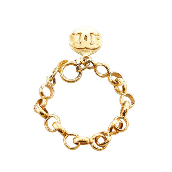 シャネル ヴィンテージ ココマーク ブレスレット ゴールド メッキ レディース CHANEL 【中古】