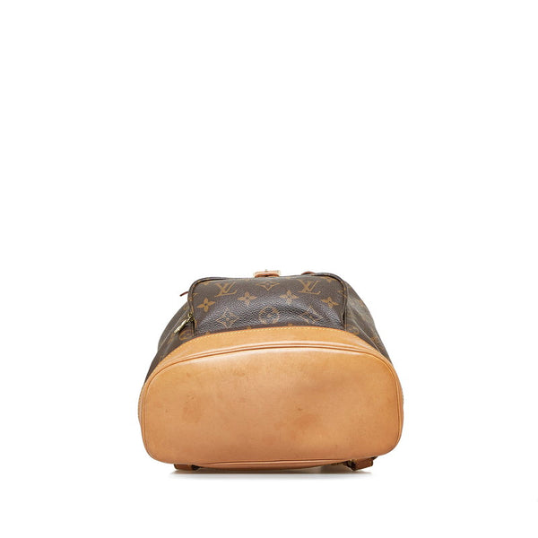 ルイ ヴィトン モノグラム モンスリMM リュック バックパック M51136 ブラウン PVC レザー レディース LOUIS VUITTON 【中古】