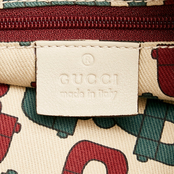 グッチ グッチシマ ワンショルダーバッグ 189833 アイボリー ホワイト レザー レディース GUCCI 【中古】