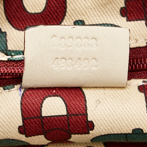 グッチ グッチシマ ワンショルダーバッグ 189833 アイボリー ホワイト レザー レディース GUCCI 【中古】