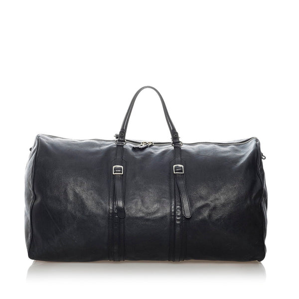 バレンシアガ ボストンバッグ 133244 ブラック レザー レディース BALENCIAGA 【中古】