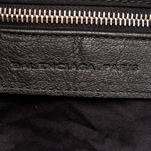 バレンシアガ ボストンバッグ 133244 ブラック レザー レディース BALENCIAGA 【中古】