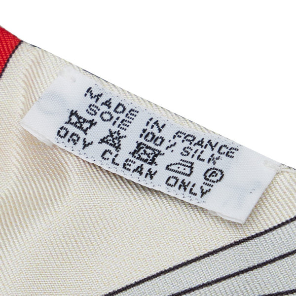 エルメス マキシ ツイリー Astrologie Nouvelle 新たなる占星術 スカーフ オレンジ ベージュ シルク レディース HERMES 【中古】