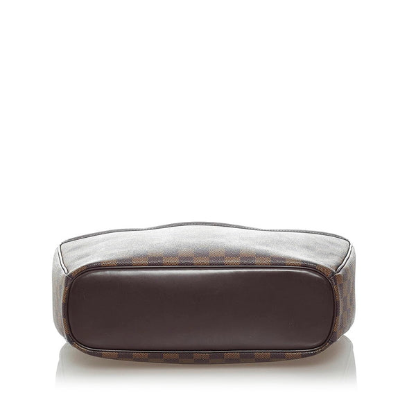 ルイ ヴィトン ダミエ サリア オリゾンタル ハンドバッグ N51282  ブラウン PVC レザー レディース LOUIS VUITTON 【中古】