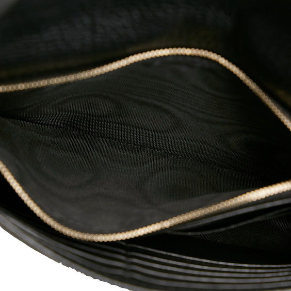 グッチ インターロッキングG チェーンウォレット 長財布 2WAY 510314 ブラック レザー レディース GUCCI 【中古】