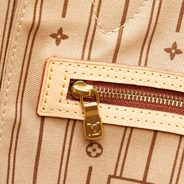 ルイ ヴィトン モノグラム ネヴァーフルMM トートバッグ M40156 ブラウン PVC レザー レディース LOUIS VUITTON 【中古】
