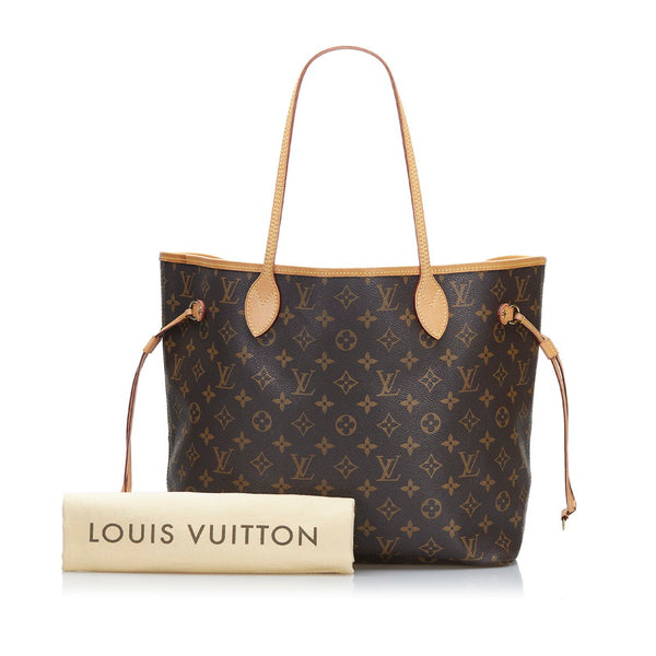 ルイ ヴィトン モノグラム ネヴァーフルMM トートバッグ M40156 ブラウン PVC レザー レディース LOUIS VUITTON 【中古】