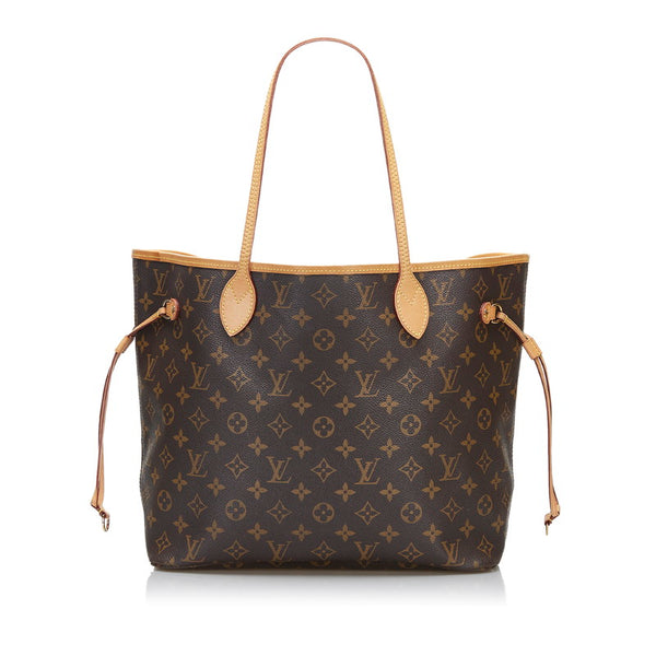 ルイ ヴィトン モノグラム ネヴァーフルMM トートバッグ M40156 ブラウン PVC レザー レディース LOUIS VUITTON 【中古】
