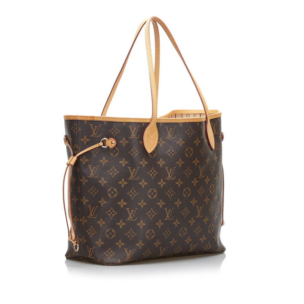 ルイ ヴィトン モノグラム ネヴァーフルMM トートバッグ M40156 ブラウン PVC レザー レディース LOUIS VUITTON 【中古】