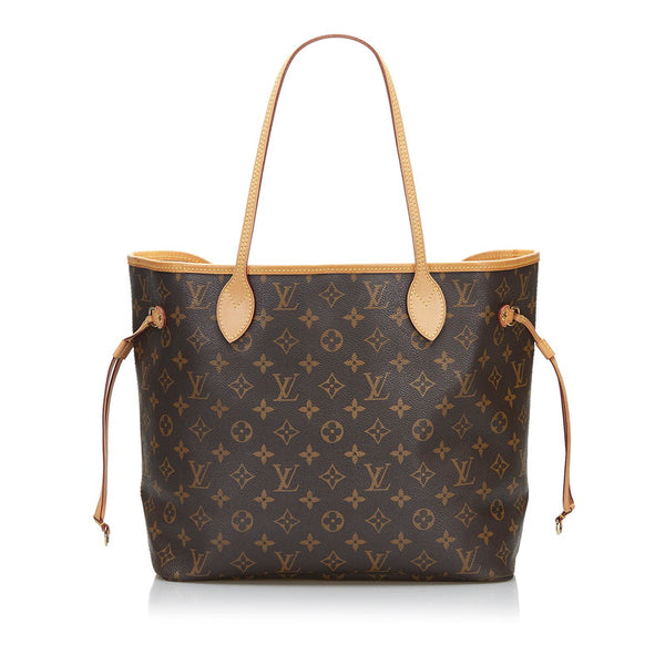 ルイ ヴィトン モノグラム ネヴァーフルMM トートバッグ M40156 ブラウン PVC レザー レディース LOUIS VUITTON 【中古】